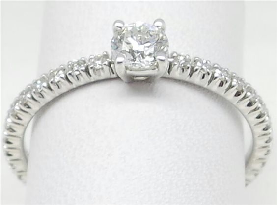 Ring World Diamond Group Woman in Gold Diamante 0.47 Ct AFP1190-13 - AFP1190-13